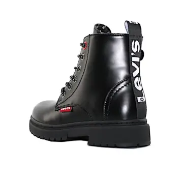 Botas Militares Botas Negras Levis Hombre Botas Mujer Negro
