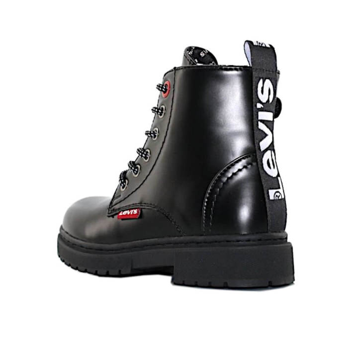 LEVIS FOOTWEAR AND ACCESSORIES Levis Catherine Negro Botas Militares Unisex - Comodidad y Resistencia - Forro Transpirable | Piso Antideslizante