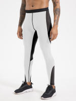 Pantalones De Entrenamiento Para Hombres Talla Tensa Secado Rápido Base Alta Estiramiento Compresión Poliéster Fitness - details 3