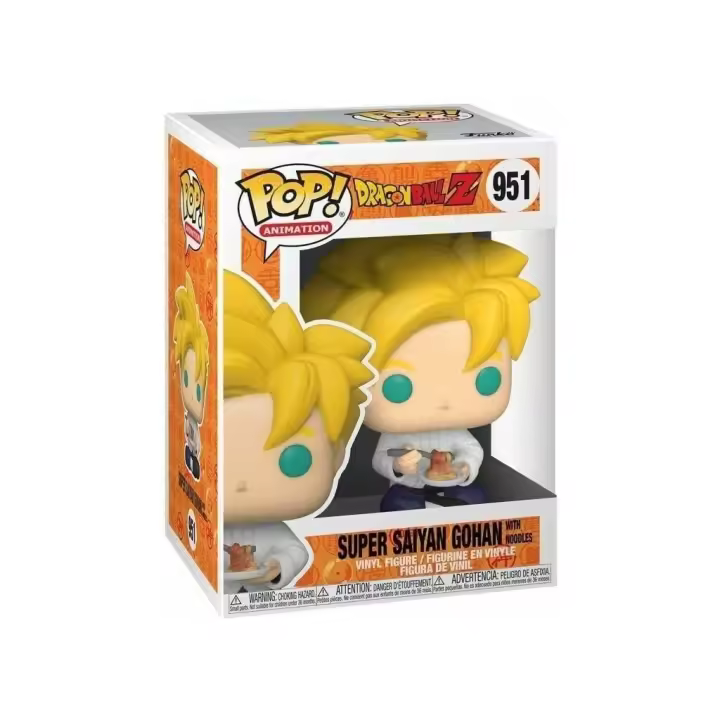 Funko Pop Animation Dragon Ball Z Super Saiyan Gohan con Noodles Funko 48665 - 1