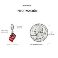 Encanto De Colgante De Árbol De Familia Platinado En Plata Para Pulsera De Bangle Y Collar DIY Regalo Con Doble Vuelo Aéreo - details 104