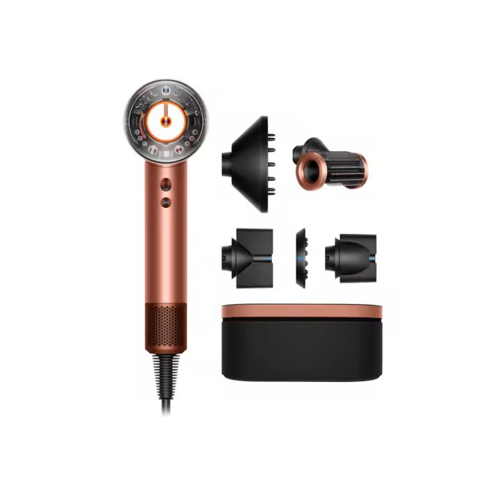 Dyson Supersonic Nural Hyperdymium™ Air Multiplier™, secado inteligente con sensores y control térmico, Amber Silk - 1