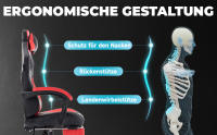 Silla ergonómica para Juguetes con reposapiés, reposacabezas - details 0