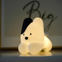 Luz Nocturna De Gato De Silicona Lindo Dimmer Recargable Para Decoración De Habitaciones De Niños Luz Táctil Sin Cable Para Dormitorio Infantil - details 10