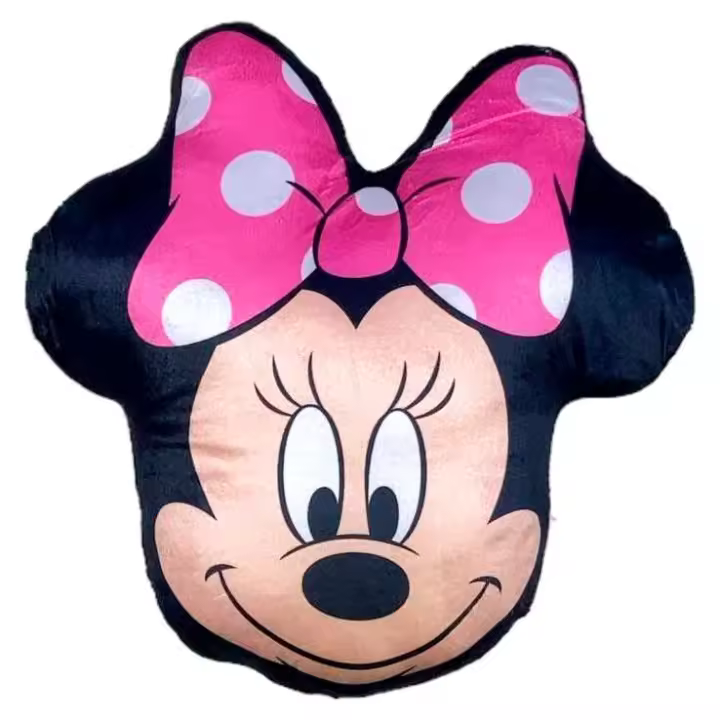 Cojin 3D Minnie Disney. Cojín de viaje ergonómico y cómodo. Perfecto para brindar soporte en trayectos largos y descansar mejor. - 1