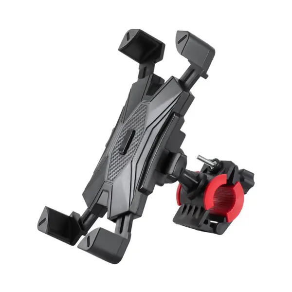 Soporte automático para teléfono móvil para bicicleta, Scooter Eléctrico, ciclomotor, motocicleta 4,7-6,8 "Negro - 1