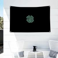 Bandera De Polyester Para Exteriores Con Cuatro Agujeros Estilo Aesthetic De Celtic Fc Decoración De Habitación Y Exterior - details 11