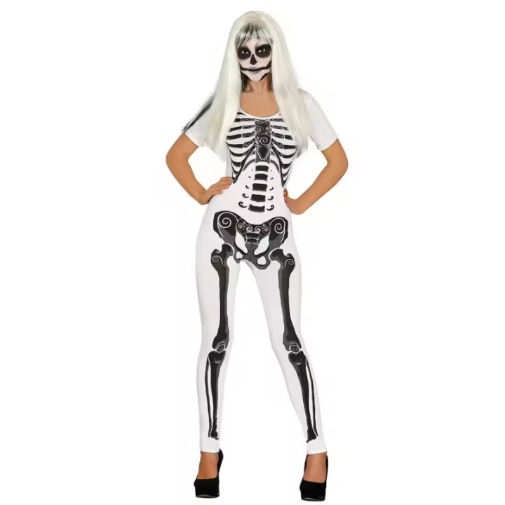 DISFRAZ DE GIRL SKELETON ADULTA GUIRCA - 1
