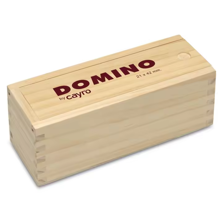 Domino Chamelo Caja Madera Metacrilato (Cayro 243) - 1