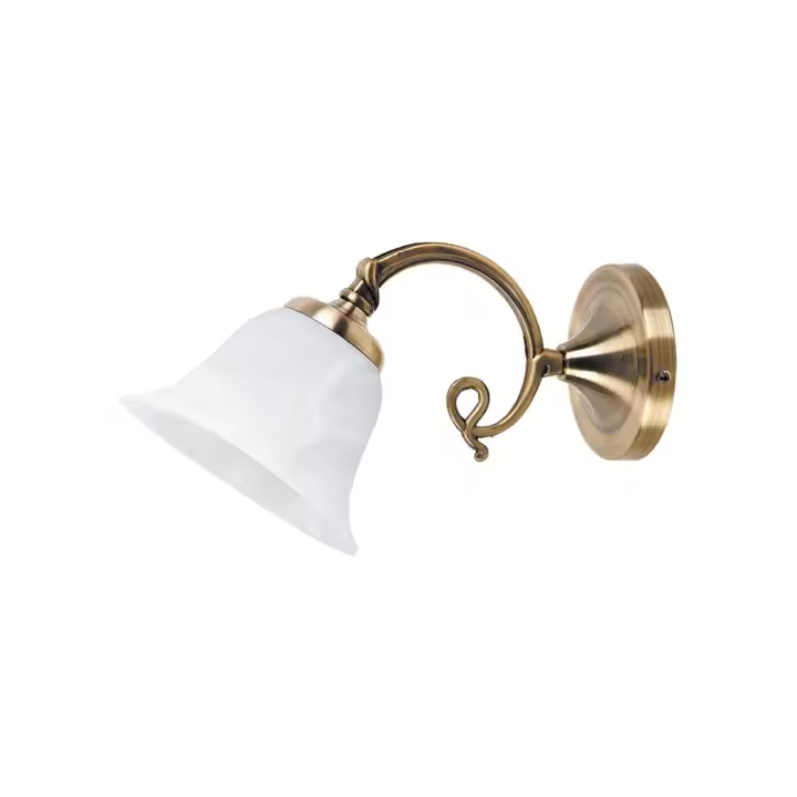 Aplique Pared E14 Cristal Bronce Estilo Clásico Metal IP20 BECKWORTH  RABALUX - 1