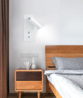 Lámpara De Pared LED Para Interiores 7W Con Carga USB Luz De Pared Moderna Nórdica Para Dormitorio Y Sala De Estar Interruptor Incluido - details 2