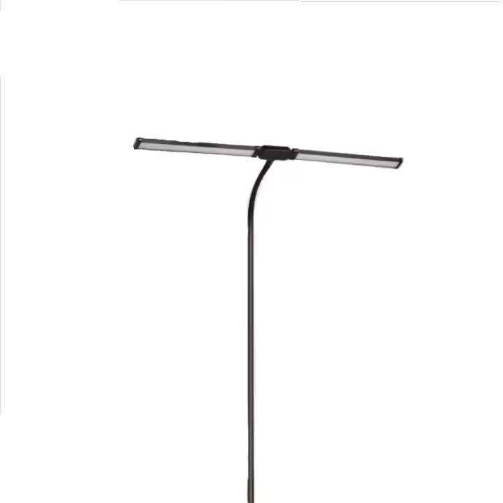 ORION91 Lámpara LED Fijar Mesa Flexo Gigante Color Blanco 5 Tonos de Luz Regulable (61,3x62 cm) Oficina Teletrabajo Escritorio Ordenador - SpazioLuzio - 1
