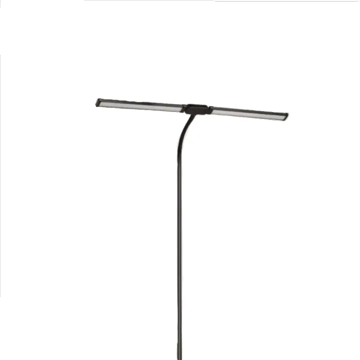 ORION91 Lámpara LED Fijar Mesa Flexo Gigante Color Blanco 5 Tonos de Luz Regulable (61,3x62 cm) Oficina Teletrabajo Escritorio Ordenador - SpazioLuzio - 1