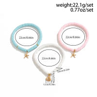 PuRui Anklets De Color Dorado Con Estrella De Mar Para Mujeres Conjunto De 3 Piezas Joyería Casual Para Playa Y Fiestas - details 0