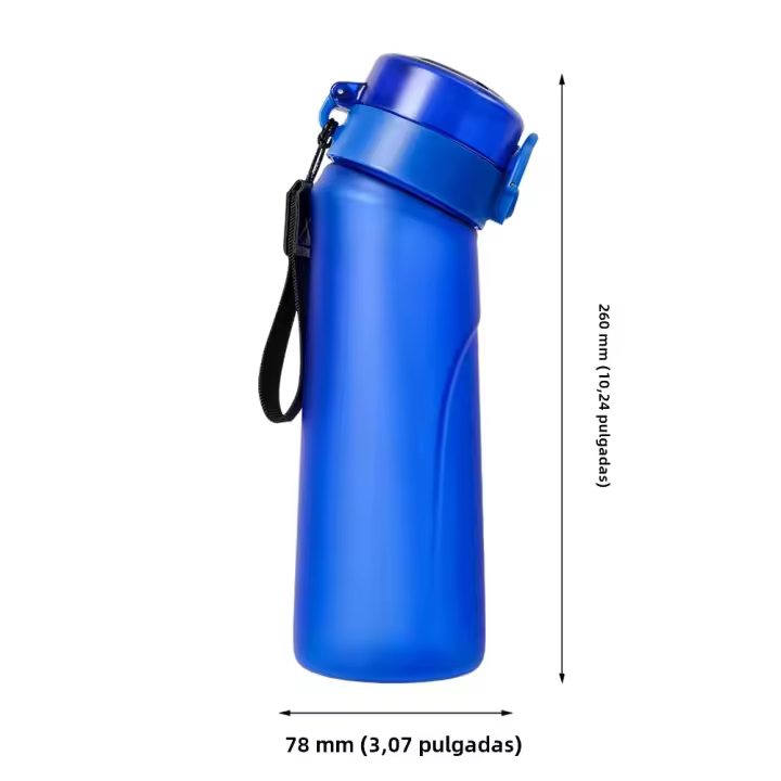 Botella Deportiva De 650ML Portátil Con Sabor Para Exteriores Botella De Agua Para Deporte Reutilizable Para Camping Y Senderismo - 1