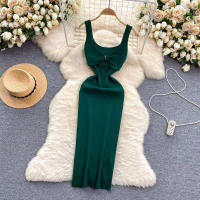 Vestido De Encaje Sin Hombros Para Mujer REALEFT Verano Elegante Sólido Ajustado Con Lazo Estilo Bodycon Para Fiesta - details 16