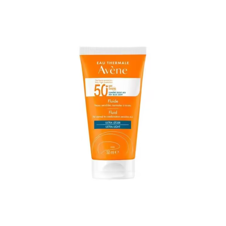 Avene Solar Fluido Ultraligero SPF50 50ml para Pieles Sensibles - 1