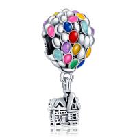 Nuevos 925 Plomos De Plata Para Accesorios De Pulsera Original DIY Regalo De Cumpleaños Para Mujer Zirconia Irregular - details 0