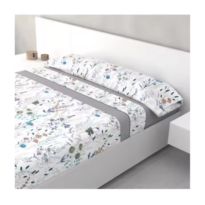 Juego de sábanas de Verano Estampados. Ropa de Cama Juego de 3 Piezas, 100% Microfibra. Modernas 90cm 105cm 135cm 150cm - 1