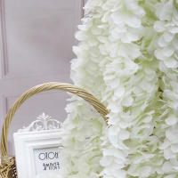 Garland De Flores Artificiales De Wisteria 20Pcs Valla De Hierba Falsa De Seda Para Decoración De Hogar Jardín Y Boda - details 6
