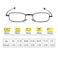 Gafas De Lectura Plegables Para Hombres Y Mujeres Con Pies Telescópicos Y Marco De Metal Estilo Rotativo Gafas De Presbicia Moda - details 3