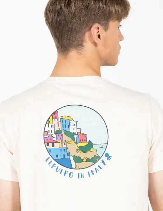 EL PULPO CAMISETA EL PULPO CIRCULO PAISAJE BLANCO - 1