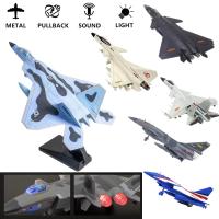 Avión De Combate Jet Fighter Con Pullback Y Luz Sonido Escala Diecast 1:50 Modelo De Avión F16 F22 F35 B2 J31 Para Niños Regalo - details 0
