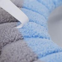 Cubierta De Asiento De Inodoro Térmica Y Lavable Suave Para Baño Eco-amigable No Desechable Material De Acrílico - details 2