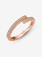 Pandora - VENTA FINAL - Anillo superpuesto brilliant-Baño de Oro Rosa de 14K - details 1