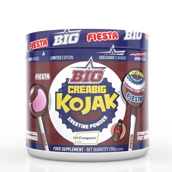 BIG Creabig Creapure Creatina Monohidrato 250g  Sabor Kojak Cola  Creatina Vegana y Pura - 1