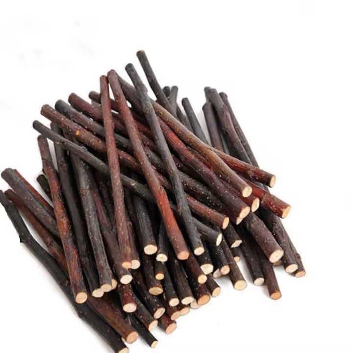 Juguetes masticables de madera de manzano de 500 g para la salud dental de animales pequeños - 1