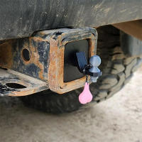 Cubierta De Sillín Divertida Para Remolques Con Pequeñas Tornillos Cubierta De Gancho Para Remolques Novedosa Para Receptores Cuadrados - details 3