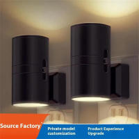 Luces Nocturnas LED Ajustables En Brillo Con Sensor De Atardecer a Amanecer Cilíndricas Para Pared Conexión a La Fuente De Alimentación - details 8
