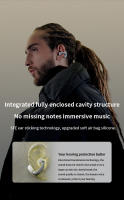 Auriculares inalámbricos Bluetooth con clip para la oreja, alta calidad, batería de larga duración, baja latencia, reducción de ruido, auriculares para juegos y deportes - details 10