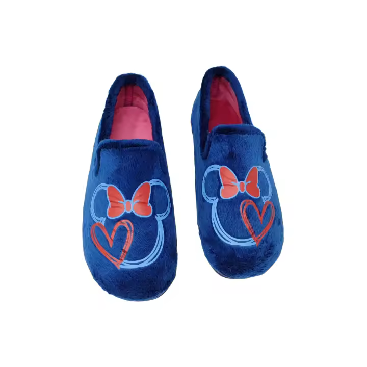 Eva Zorteon- Zapatillas de casa cerradas con Dibujos de Minnie mouse, Marca Alcalde. - 1