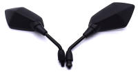 Espejo Retrovisor Convexo Universal Para Motocicleta Scooter E-Bike Barra Final De Manillar Espesos 8mm 10mm Accesorios De Motocicleta - details 1