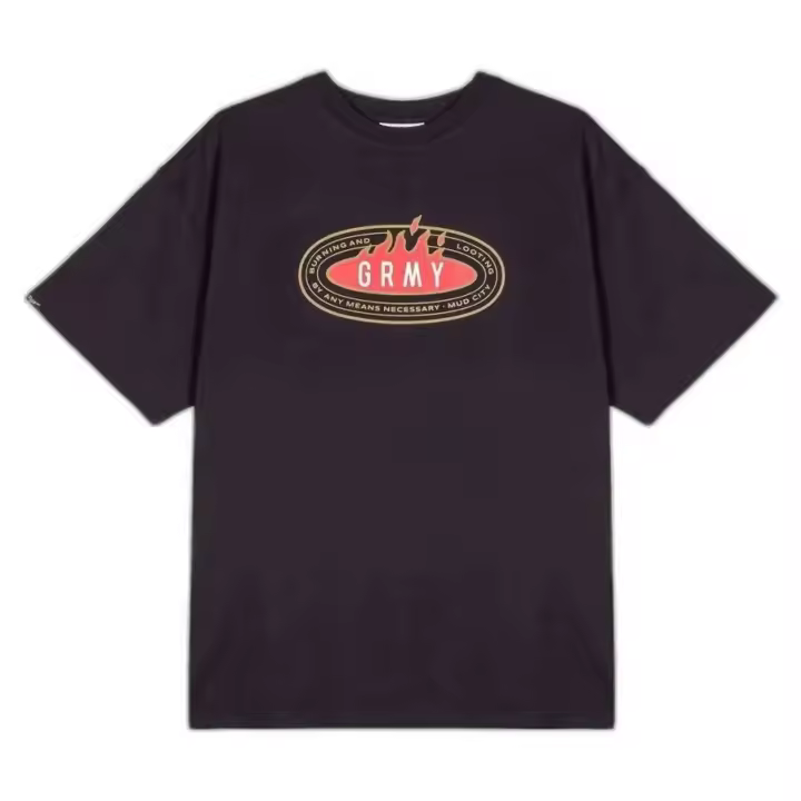 Camisetas marca Grimey modelo Ga726-Blk para hombre en color negro - 1