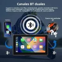 Pantalla Táctil Portátil Para Motocicleta 7 Pulgadas Con Navegación GPS IPX7 Impermeable Soporte Wireless Carplay Y Android Auto - details 28