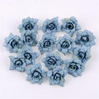 10/20Pcs Flores Artificiales De Seda Rosa 4CM Para Decoración De Hogar Bodas DIY Guirnalda De Navidad Accesorios De Regalo - details 20