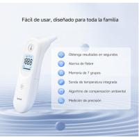 Termómetro de oído Yuwell para niños y adultos, termómetro digital por infrarrojos ideal para uso doméstico, lectura precisa instantánea y alarma de fiebre con estuche de almacenamiento - details 3