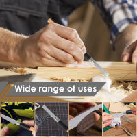 Mini Sierra De Mano Para Modelado Y Manualidades Con 8 Hojas De Corte Multifuncional Acero Inoxidable Herramienta De Metal Para DIY - details 4