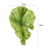 Simulación Hojas De Lechuga Verde Falsa Vegetal Modelo Realista Adorno De Lechuga Decoración Para Restaurante Y Ventanas De Tienda - details 7