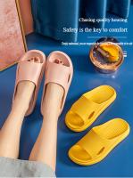 Zapatillas Casuales Para Hombre De Color Sólido Antideslizantes Con Suela Gruesa Material EVA Diseño Versátil Y Estiloso Para Uso Interior Y Verano - details 4