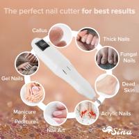 SINA Torno Manicura Pedicura Profesional Blanco con Accesorios Nail Art Nuevo - details 7