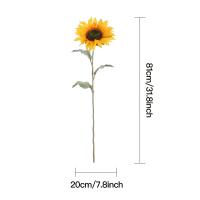 1PC Simulación Girasol Decoración De Casa Para Fiesta De Boda Y Festival Interior Y Exterior Artificiales De Plástico - details 6