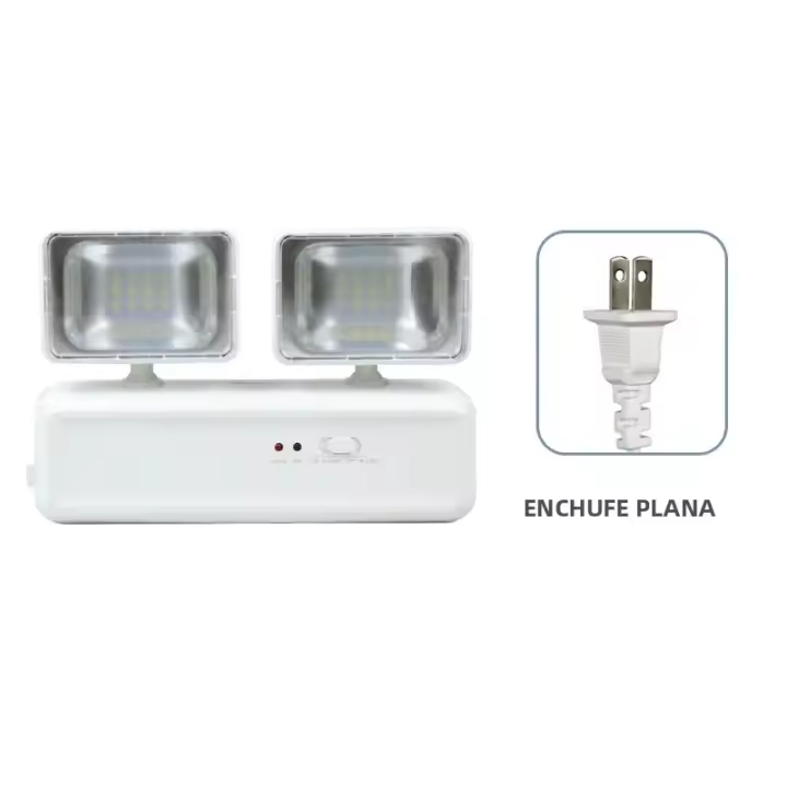Lámpara De Emergencia Multifuncional Portátil Para Acampar Con Doble Cabeza Recargable Iluminación Para Apagones Y Reparaciones Nocturnas - 1