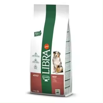 LIBRA Libra Pienso para Perro Adulto Buey 14 Kg - Vitaminas y Minerales para Dientes y Huesos Sanos - 1