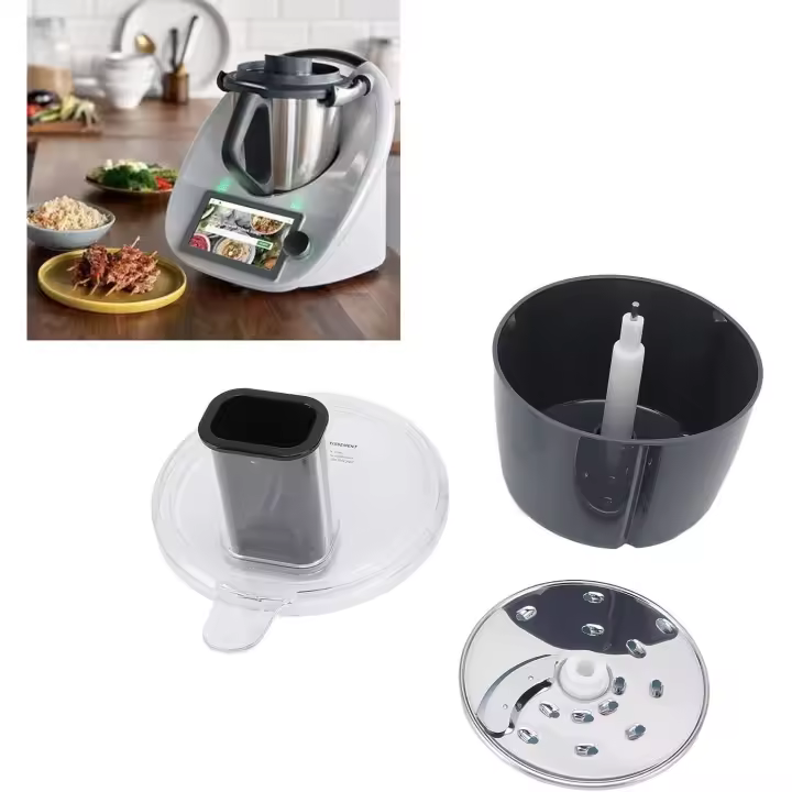 Cortador Rallador Pelador de Cocina para Thermomix TM5 TM6 - Utensilio de Cocina de Acero Inoxidable - 1