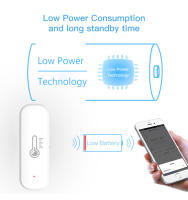 Sensor De Temperatura Y Humedad Zigbee Inteligente Para Interior Compatible Con Alexa Y Google Home Monitorización Para El Hogar - details 1
