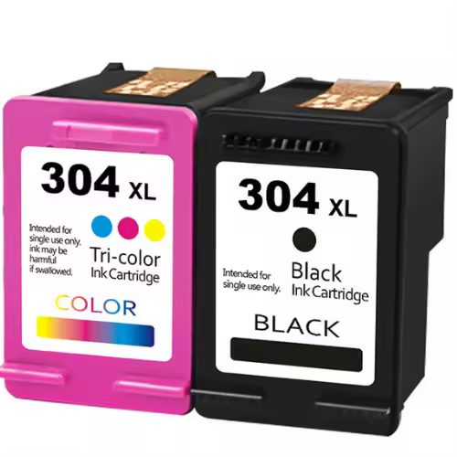 cartucho de Tinta 304XL Negro y Tricolor alta capacidad ,Compatible para HP 304 XL para HP Envy 5010 5020 5030 5032 Deskjet 2620 2622 2630 2632 2633 2634 3720 3730 3733 3735 3750 3760 3762 3764 (2 Pack) - 1